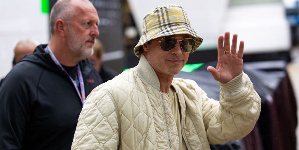 Brad Pitt Is Keeping the Bucket Hat Dream Alive