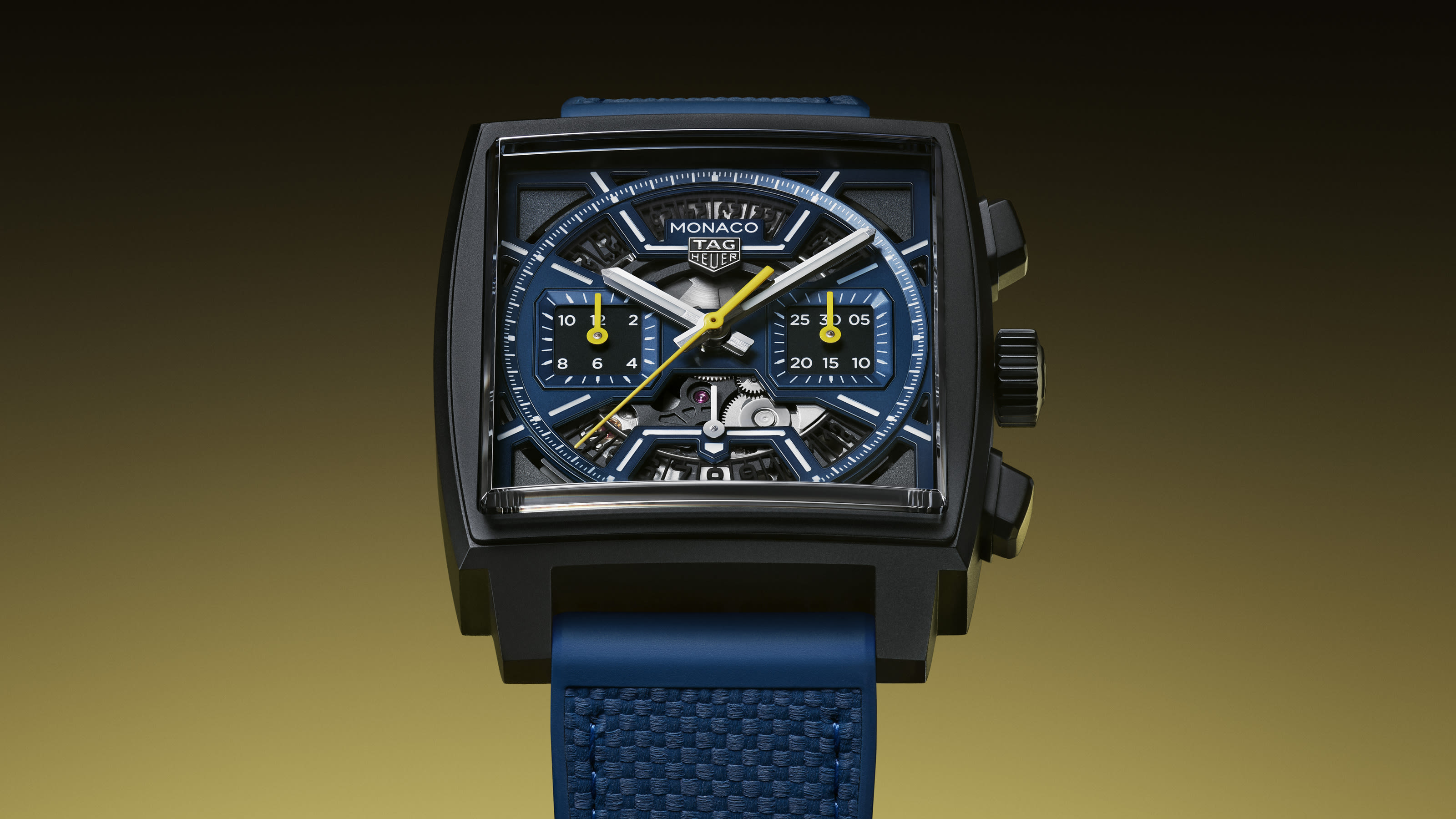 Tag Heuer Monaco Goes Mediterranean Blue For F1 Grand Prix - Maxim