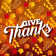 Give Thanks Leafs on Wood 687515 Vector Art at Vecteezy