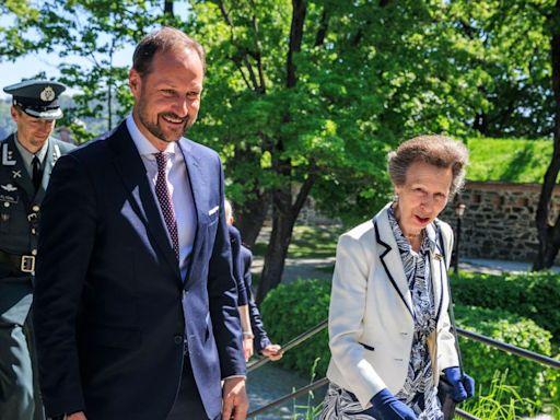 Princess Anne Reunites With Her Godson, Crown Prince Haakon, in Norway