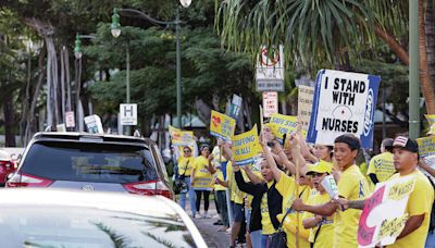 Kapiolani, Queen’s nurses picket over staff-patient ratios | Honolulu Star-Advertiser