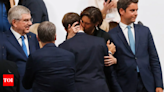 'Indecent': Macron's awkward embrace with sports minister at Paris Olympics raises eyebrows - Times of India