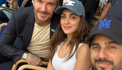 Sidharth Malhotra shares old pic with ‘legend’ David Beckham and his 'cheer partner' Kiara Advani: Had an amazing time