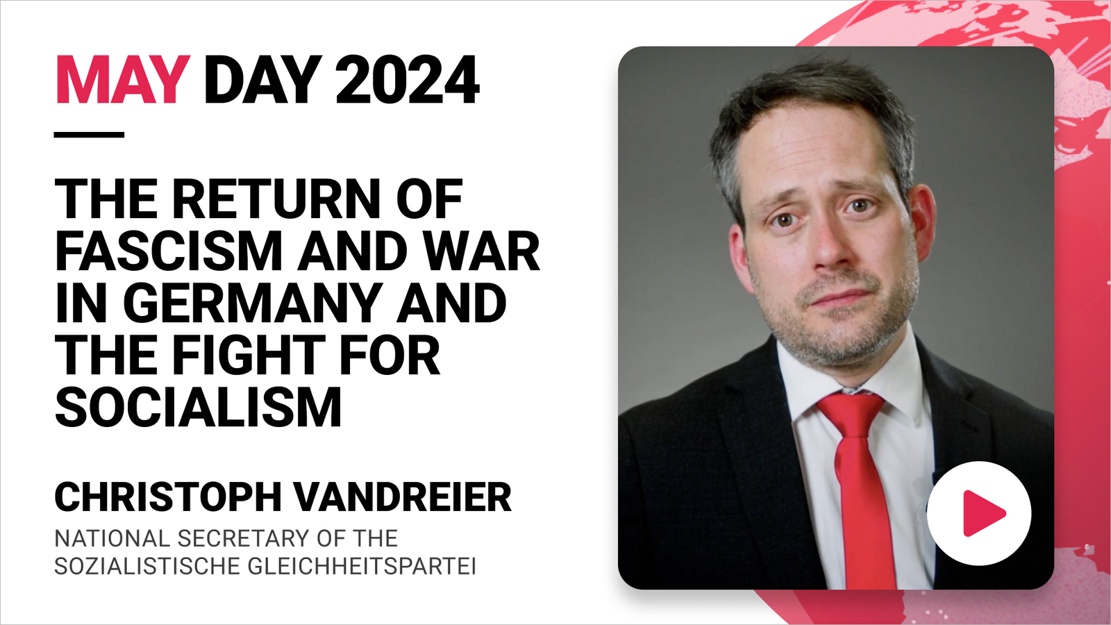 The return of fascism and war in Germany and the fight for socialism