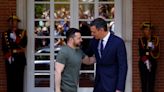 Zelensky assinou acordo de segurança em visita a Espanha