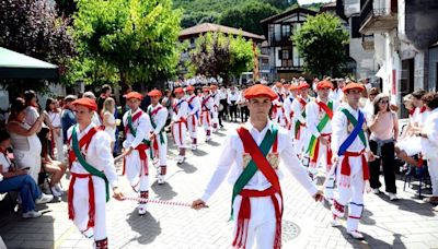 En imágenes: Lesaka vive su día grande de San Fermín