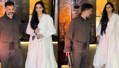 Sonam Kapoor keeps it fuss free yet stylish in white maxi dress with no make-up