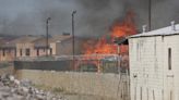 Firefighters battle large recycling plant fire in South El Paso