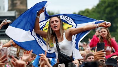 TRNSMT revellers keen to see Euro 2024 final clash on big stage during Calvin Harris set