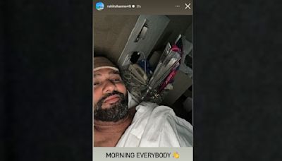 Rohit Sharma's Morning Selfie: Indian Captain Wakes Up Beside T20 World Cup Trophy