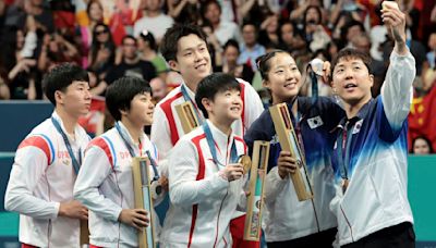 Why this podium selfie with North and South Korean athletes at the Olympics is so striking