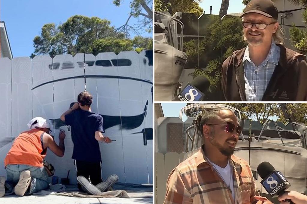 The city told a homeowner to hide his boat behind a fence — his creative and hilarious response went viral