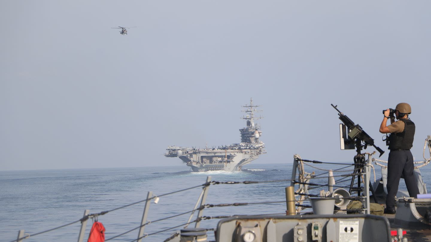 Ike carrier heads home as Houthi attacks continue in the Red Sea