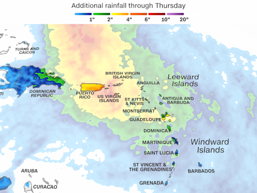 Ernesto getting stronger as it plows through Caribbean islands. Here’s where it could go next and how fast it could intensify.