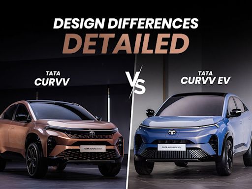 2024 ​​Tata Curvv vs Tata Curvv EV: Exterior Design Differences Explained - ZigWheels