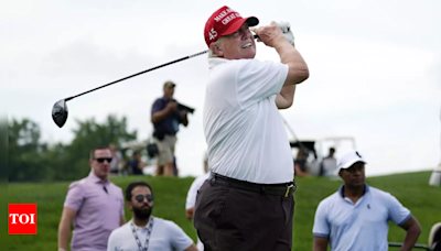 Donald Trump challenges 'crooked' Biden for golf battle with $1 million charity bet - Times of India