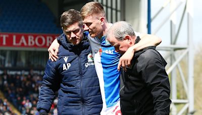 Blackburn's Wharton suffers serious knee injury