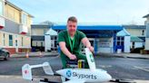 Drone carries blood and cancer drugs between hospitals to cut emissions