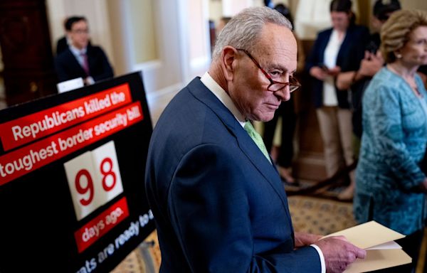 Schumer moving to give cover to Biden, Dems on border action