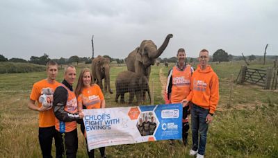 Family visit elephants in zoos across UK in memory of daughter