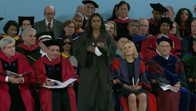 Student Speaker Dramatically Goes Off-Script at Harvard Graduation