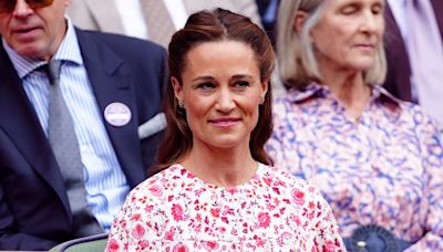 Pippa Middleton serves a fashion grand slam in candy pink florals at Wimbledon