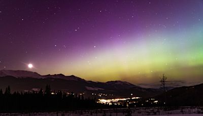 Aurora seen around Denver, across Colorado