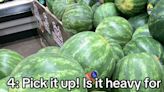 'Look for a yellow spot': Grocery shopper shares 5 tips to picking the best watermelon