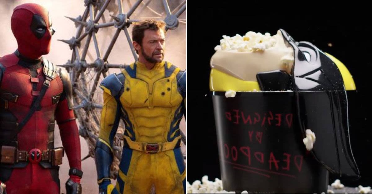 Deadpool 3 popcorn bucket is finally here in all of its gross glory and fans are absolutely loving it