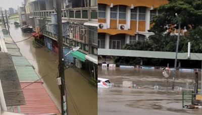 凱米超大豪雨驚人！中南部過了一夜淹水未退 慘狀曝光