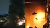 Incendio en Mesa Redonda: Bomberos intentan controlar el fuego en almacén de galería del jirón Andahuaylas