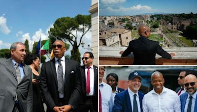 La Dolce Vita: Mayor Adams visits Rome, praises its subway building as faster than NYC
