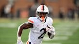 Perris Jones of Virginia football carted off field after scary collision vs. Louisville