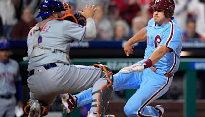 Philadelphia Phillies rally late but fall short in extra innings as New York Mets avoid home-and-home sweep