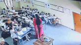 Watch: Ceiling Fan Falls During Class At Sehore School, Leaving Student Injured