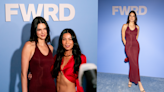 Kendall Jenner Goes Rustic Red in Tove Dress to Launch Her Fwrd x Kendall’s Edit Collection