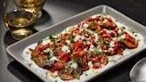 Afghan-Style Grilled Eggplant With Tomato Sauce, Yogurt and Herbs