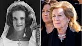 Queen Anne-Marie of Greece Wears Same Diamond Cross from Wedding to Husband King Constantine's Funeral