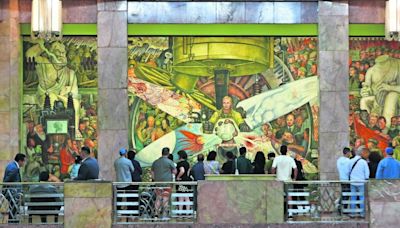 Indagan la historia que hay detrás del mural de Rivera en Bellas Artes