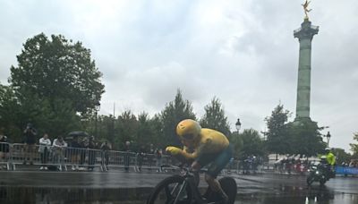 Australia's Brown defies rain for Olympic time-trial gold