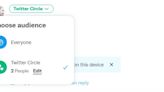 Bug está revelando tweets de círculos de Twitter a todos tus seguidores