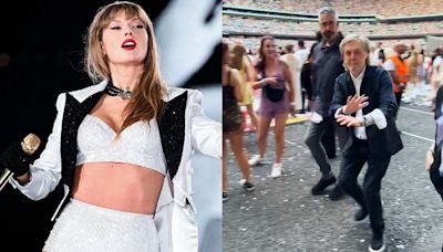 Paul McCartney se une a "swifties" en concierto de Taylor Swift