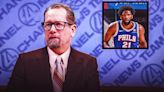 76ers' Joel Embiid gets important injury update from Nick Nurse