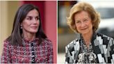 La reina Letizia y la emérita Sofía perciben sueldos casi idénticos: analizamos su dispar actividad institucional