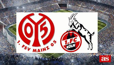 Mainz 05 vs Colonia: estadísticas previas y datos en directo | Bundesliga 2023/2024