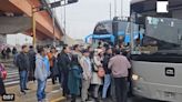 Bus del Metropolitano se malogró y desata el caos en Caquetá (VIDEO)
