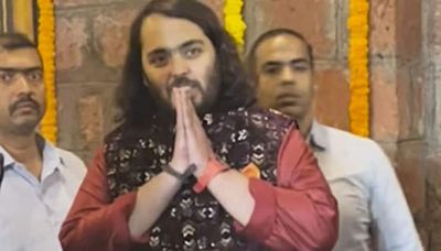 Anant Ambani Seeks Blessings At Krishna Kali Temple Ahead Of His Wedding With Radhika Merchant