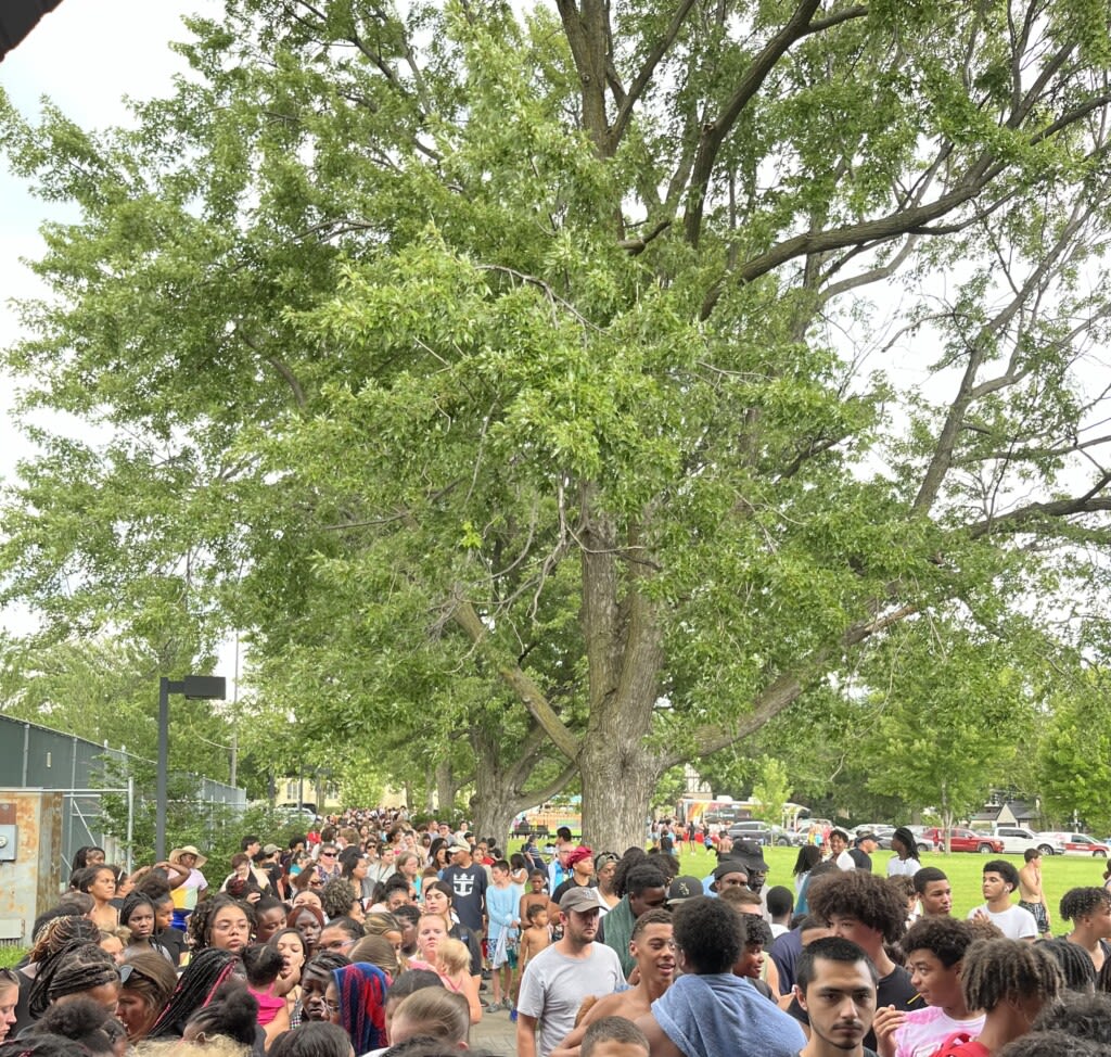 Hundreds of kids denied entry after Woods Park pool party reaches capacity