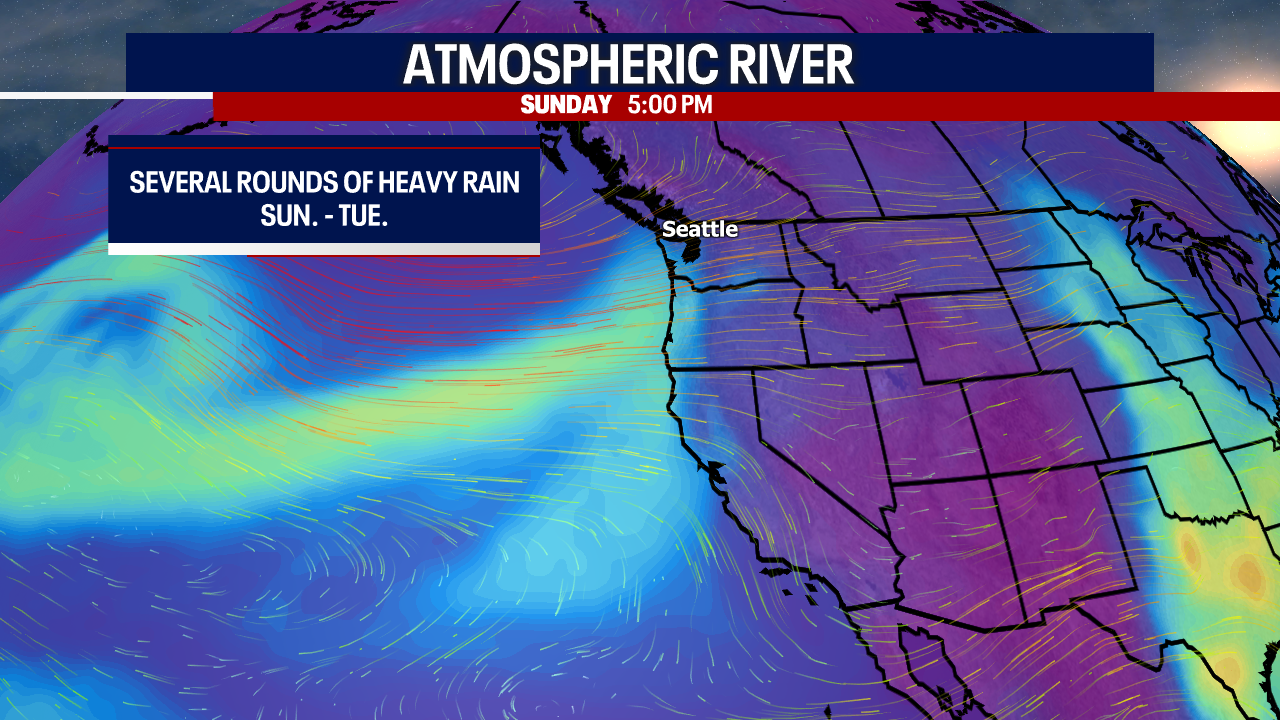 Significant late-season atmospheric river to drench Western Washington