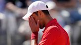 Novak Djokovic booed after ‘flat, underwhelming, shocking’ performance during Rome upset